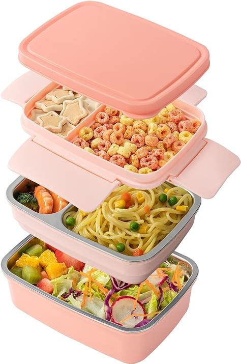 amazon bento box stainless steel|freshmage stainless steel bento box.